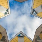 low angle photography of blue sky