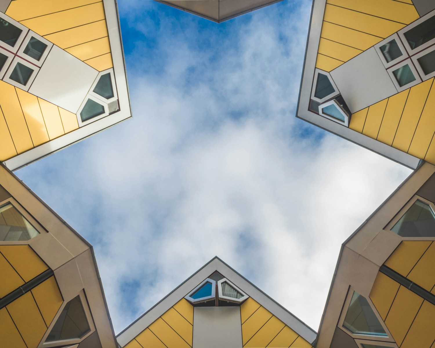 low angle photography of blue sky